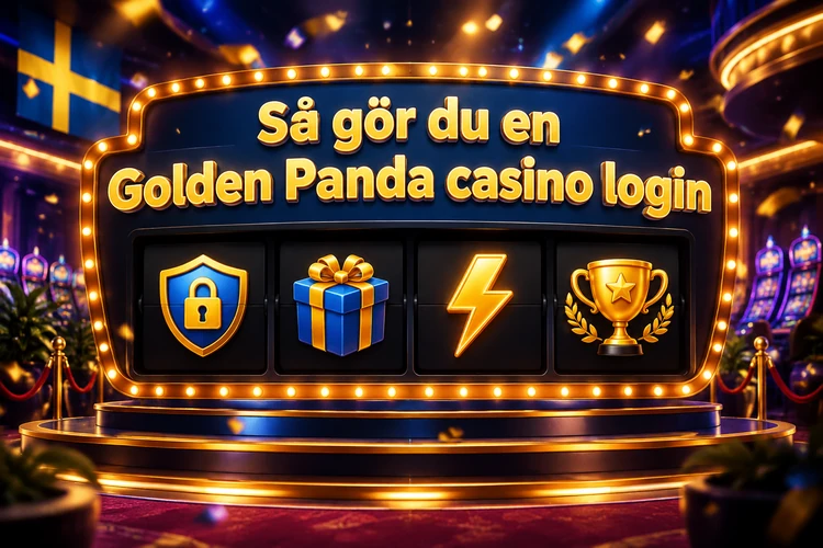 Så gör du en Golden Panda Casino login