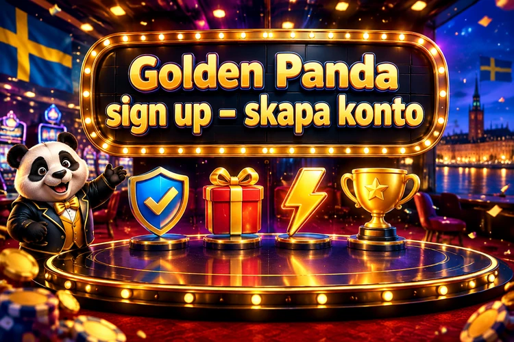 Golden Panda sign up - skapa konto